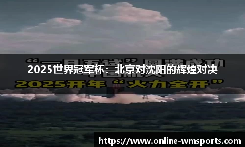 2025世界冠军杯：北京对沈阳的辉煌对决